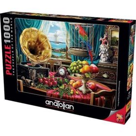 Anatolian Gramofon Still Life With Fruit 1000 Parça Puzzle