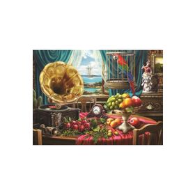 Anatolian Gramofon Still Life With Fruit 1000 Parça Puzzle