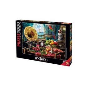 Anatolian Gramofon Still Life With Fruit 1000 Parça Puzzle