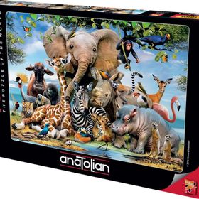 Anatolian Gülümse Puzzle-Africa Smile 1000 Parça Puzzle