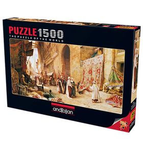 Anatolian Kahire'De Halı Pazarı 1500 Parça Puzzle