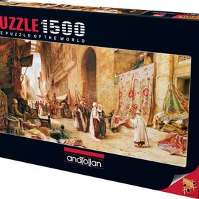 Anatolian Kahire'De Halı Pazarı 1500 Parça Puzzle