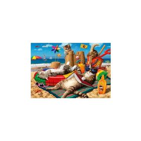 Anatolian Kedilerin Plaj Keyfi 260 Parça Puzzle