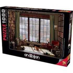 Anatolian Kedinin Penceresi 1000 Parça Puzzle