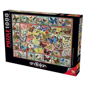 Anatolian Keskin Color Altın Kelebek 1000 Parça Puzzle