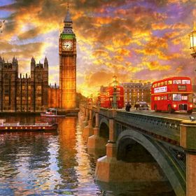 Anatolian Londra Da Günbatımı 1000 Parça Puzzle