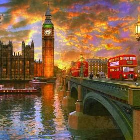 Anatolian Londra Da Günbatımı 1000 Parça Puzzle