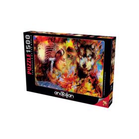 Anatolian Masumiyet Wolf Maiden 1500 Parça Puzzle