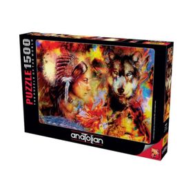 Anatolian Masumiyet Wolf Maiden 1500 Parça Puzzle