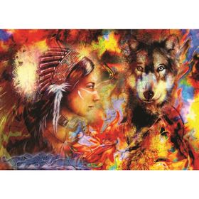 Anatolian Masumiyet Wolf Maiden 1500 Parça Puzzle