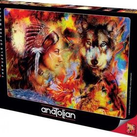 Anatolian Masumiyet Wolf Maiden 1500 Parça Puzzle
