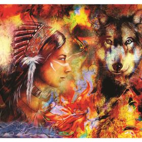 Anatolian Masumiyet Wolf Maiden 1500 Parça Puzzle