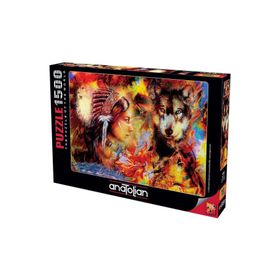 Anatolian Masumiyet Wolf Maiden 1500 Parça Puzzle