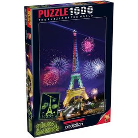 Anatolian Neon Eyfel Kulesi 1000 Parça Puzzle