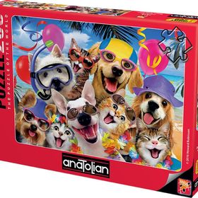Anatolian Plaj Selfisi Beach Party Selfie 260 Parça Puzzle