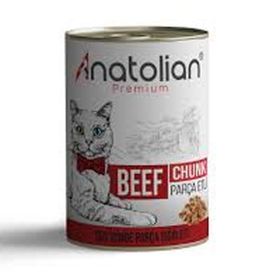 Anatolian Premium Adult Beef Biftekli Parça Etli 400 gr Yetişkin Kedi Konservesi