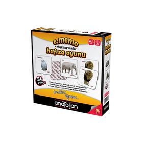Anatolian Puzzle 54 Parça Vahşi Hayvanlar Hafıza Oyunu