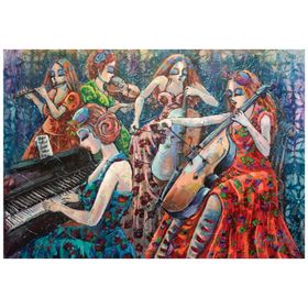 Anatolian Renkli Notalar 1 3612 2x500 Parça Puzzle