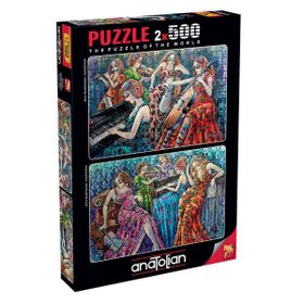 Anatolian Renkli Notalar 1 3612 2x500 Parça Puzzle