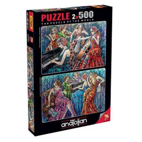 Anatolian Renkli Notalar 1 3612 2x500 Parça Puzzle