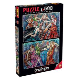 Anatolian Renkli Notalar 1 3612 2x500 Parça Puzzle
