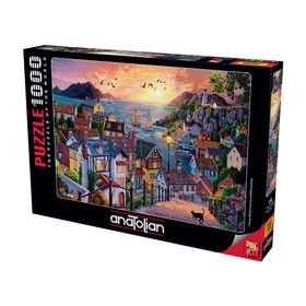 Anatolian Sahilde Günbatımı 1000 Parça Puzzle