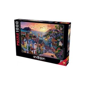 Anatolian Sahilde Günbatımı 1000 Parça Puzzle
