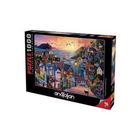 Anatolian Sahilde Günbatımı 1000 Parça Puzzle