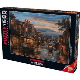 Anatolian San Francisco Sokakları 1500 Parça Puzzle