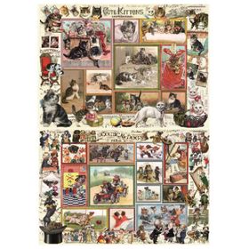 Anatolian Sevimli Kediler Köpekler 2x500 Parça Puzzle