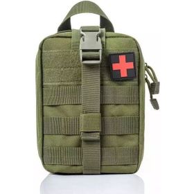 Anatolian Shield Taktik Molle Acil Yardım Su Geçirmez 22 8 cm Haki İlk Yardım Çantası