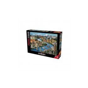 Anatolian Simge Yerler-Popular Landmark 2000 Parça Puzzle