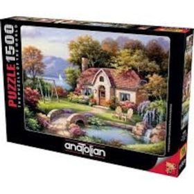 Anatolian Taş Köprü Konağı Stone Bridge Cotage 1500 Parça Puzzle