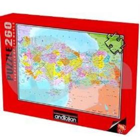 Anatolian Türkiye Siyasi Haritası Puzzle