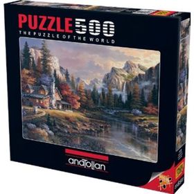Anatolian Vadideki Ev 500 Parça Puzzle