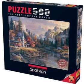 Anatolian Vadideki Ev 500 Parça Puzzle