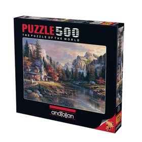 Anatolian Vadinin Sonundaki Ev 500 Parça Puzzle