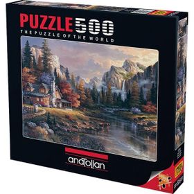 Anatolian Vadinin Sonundaki Ev 500 Parça Puzzle