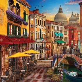 Anatolian Venedik Kanal Cafe 1500 Parça Puzzle