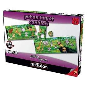 Anatolian Yaban Hayat Canlıları 22 Parça Puzzle