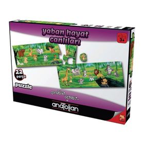 Anatolian Yaban Hayat Canlıları 22 Parça Puzzle