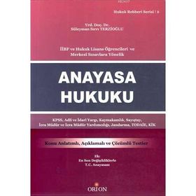 ANAYASA HUKUKU - SÜLEYMAN SIRRI TERZİOĞLU (ISBN:9789944769341)