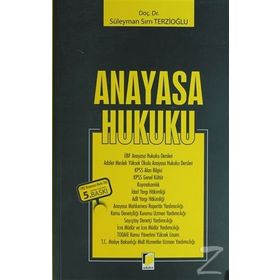 ANAYASA HUKUKU - SÜLEYMAN SIRRI TERZIOĞLU