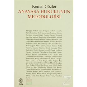 ANAYASA HUKUKUNUN METODOLOJISI - KEMAL GÖZLER