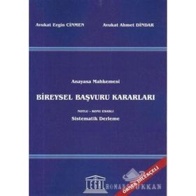 Anayasa Mahkemesine Bireysel Başvuru - Mustafa Mert Alpbaz