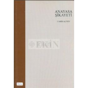 ANAYASA ŞİKAYETİ - CABIR ALIYEV