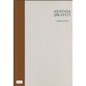 ANAYASA ŞİKAYETİ - CABIR ALIYEV