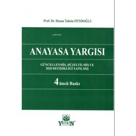 Anayasa Yargısı - Yetkin Yayınları