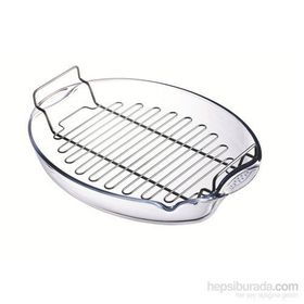 Ancel Pyrex 412U000 Izgaralı Cam Fırın Kabı