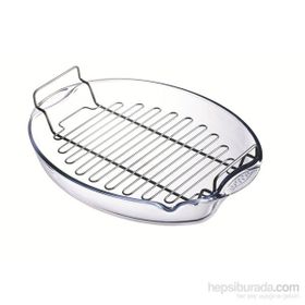Ancel Pyrex 412U000 Izgaralı Cam Fırın Kabı